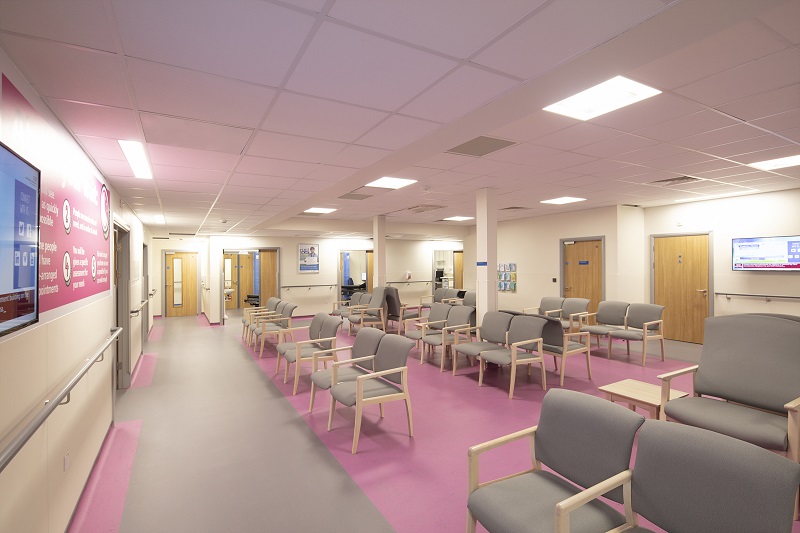 Forbo Marmoleum used in Northumbria hospital extension