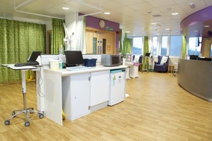 Forest fx flooring adds natural feel to the Greenlea oncology unit