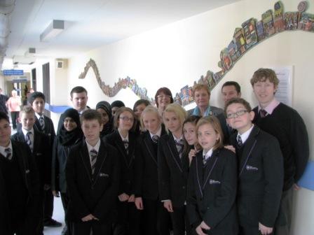 GEORGE Eliot Hospital donated art from students at The Nuneaton Academy.