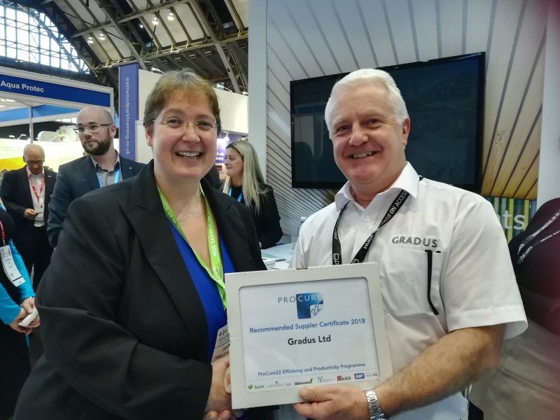 Gradus awarded ProCure22 'recommended supplier' status