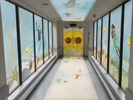 Graphics help distract children at Dublin hospital