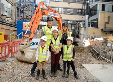 Great Ormond Street Hospital marks the start of construction work