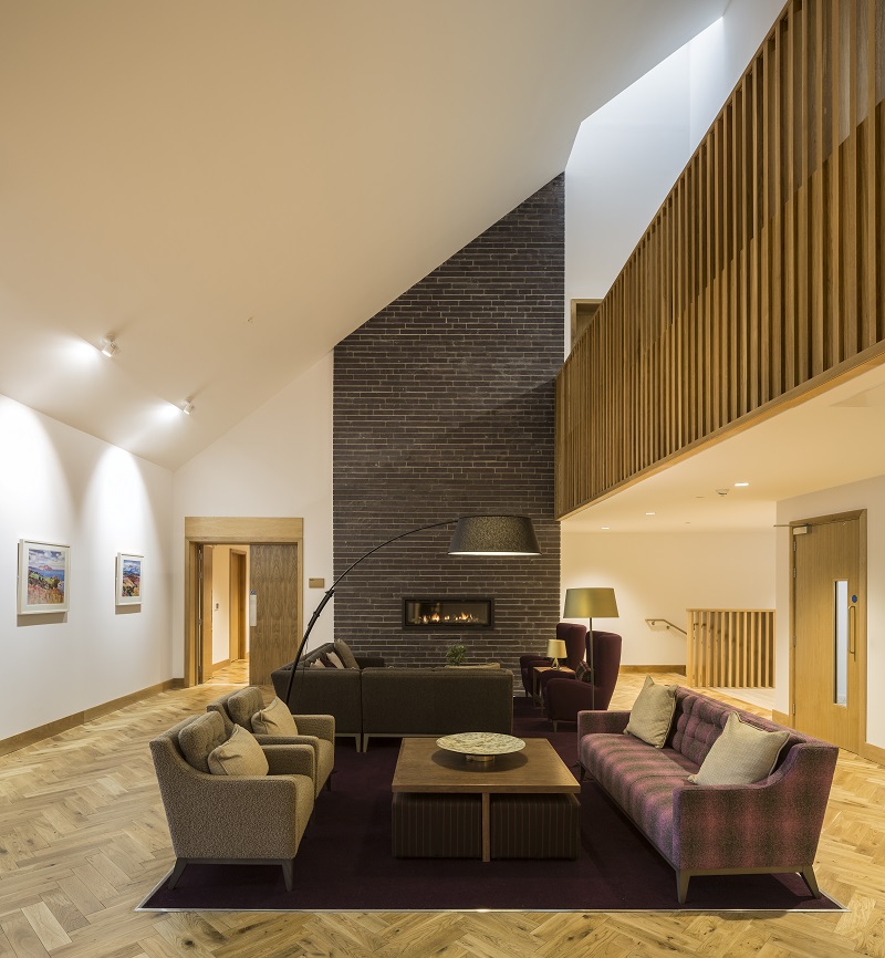 The building is the first in the UK to follow the Scandinavian-inspired ‘Sengetun’ model of care
