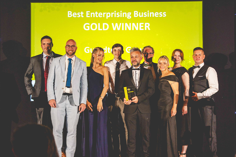 Guardtech Group celebrate double success at SME Cambridgeshire Business Awards