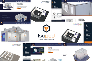 Guardtech Group take total cleanroom package to next level with new Isopod Rapid Cleanrooms website