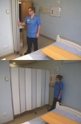 Hassle-free screens boost infection prevention and control and patient dignity
