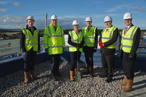 Health Secretary adds final touches to roof of new £70m East Lothian Community Hospital