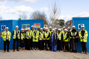 Henry Brothers tops out at Leicester Hospital's new endoscopy unit
