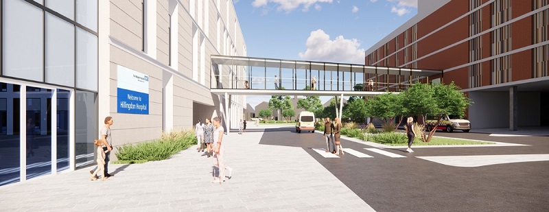 The plans include a larger A&E department, new diagnostic centre, labour ward, and a critical care unit