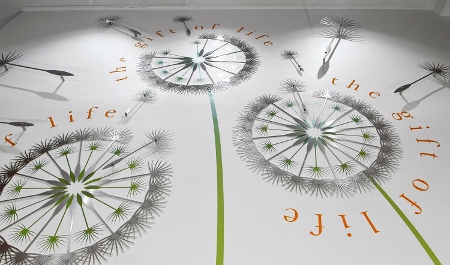 Hospital artwork makes public statement about organ donation