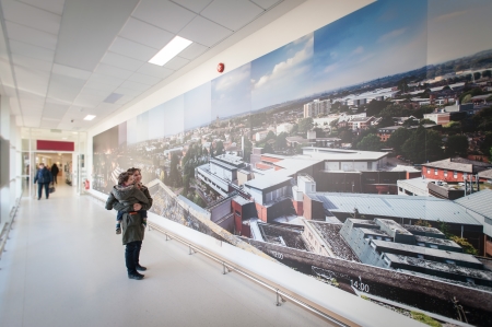 Hospital panoramic photograph providing distraction and enjoyment