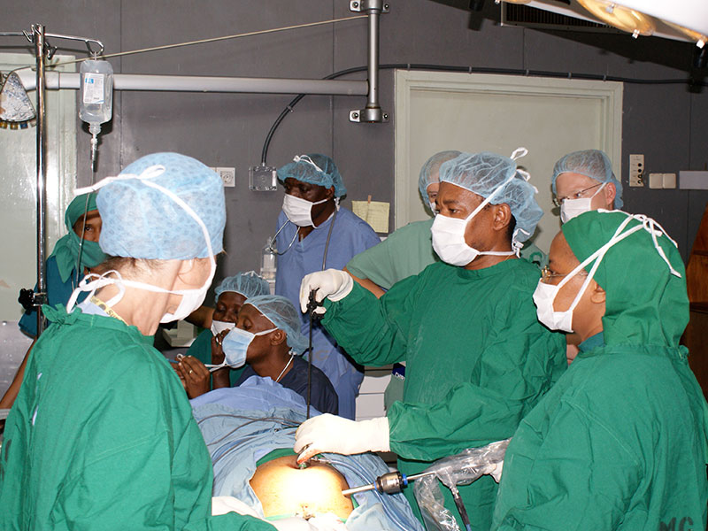 How laparoscopic surgery was introduced to Tanzania