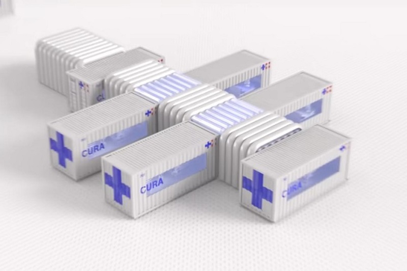 How shipping containers are proving adaptable in the fight against coronavirus