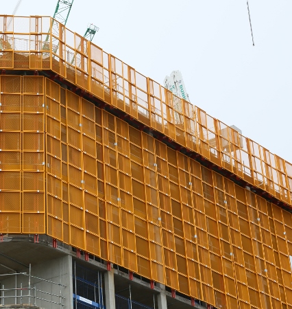 Huge concrete frame supports new hospital development