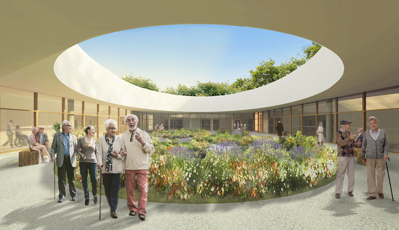 Improving mental health for older people in a woodland setting