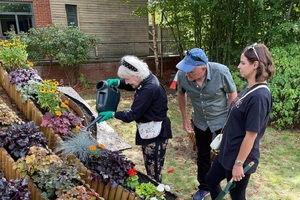 Inclusive hospital gardening project runs for second year