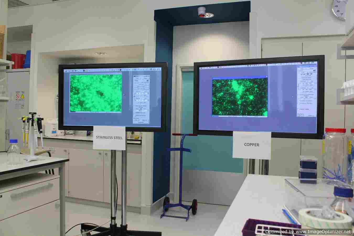 Infection control: Live broadcast shows efficacy of copper in killing MRSA bugs on surfaces
