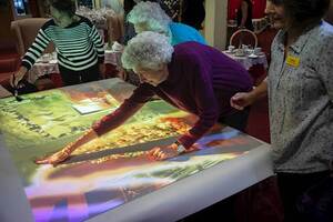 Interactive projection system enhances lives of people living with dementia