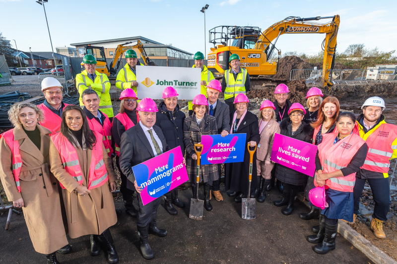 John Turner breaks ground on national breast imaging academy
