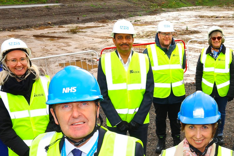 Kier celebrates start of construction on new Sunderland eye hospital