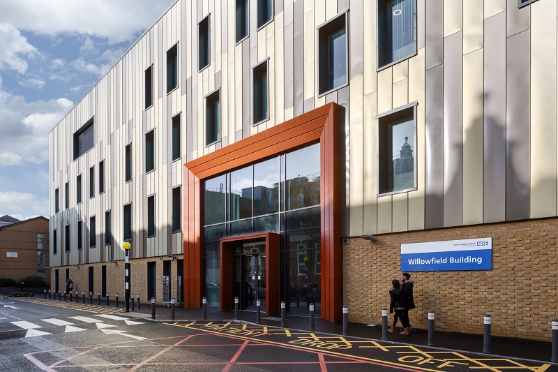 The facade has been designed to complement existing buildings on the site