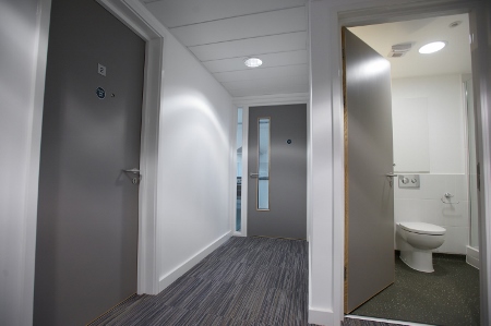 Leaderflush Shapland supplies doorsets to staff and student quarters