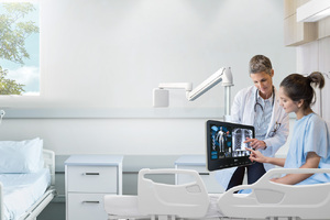 LG offers interactive healthcare TV with multi-touch function