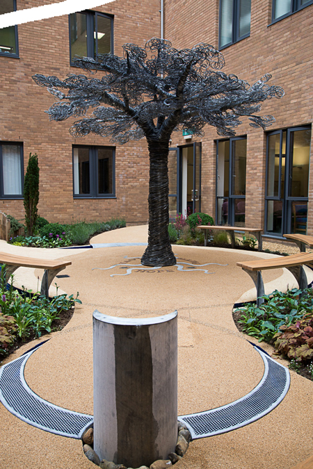 Lightwell is transformed into chapel garden