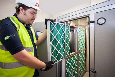 Maintaining clean air conditions to prevent infection and cross contamination