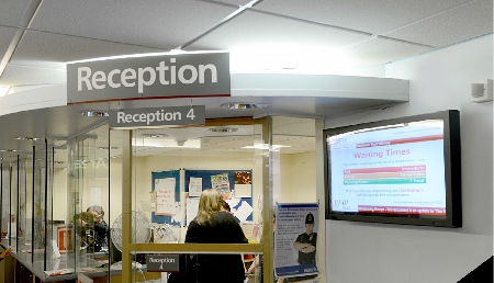 Manchester hospitals install patient information screens
