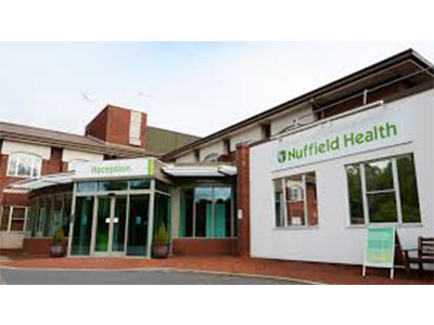 MAT installs two new eco-flow UCV canopies at Nuffield Health Chester, the Grosvenor hospital
