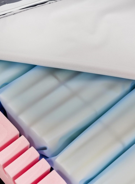 Mattresses with waterproof interliners seal off the foam for infection control and cleanliness