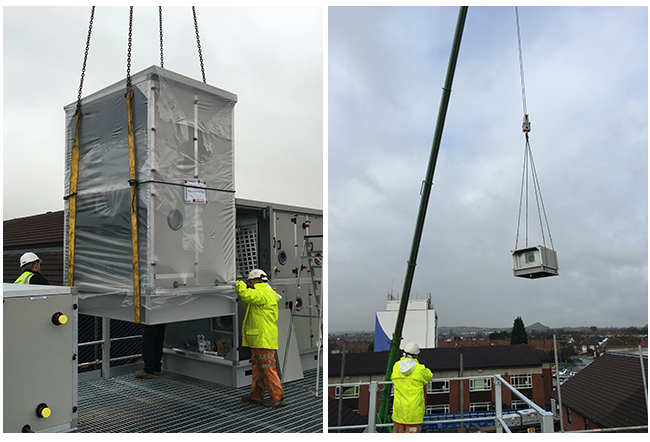 Medical Air Technology takes to the skies at the George Eliot Hospital NHS Trust