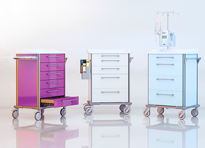 Medstor’s new module carts - flexibility in design, specification and style