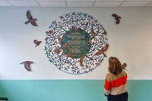 Memorial artworks unveiled at Tameside General Hospital