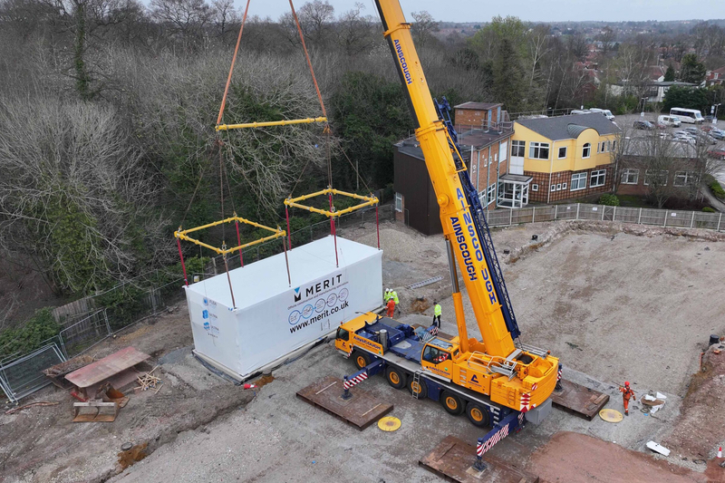 Merit delivers first Air Handling Unit POD to new rehab unit at Norwich Community Hospital
