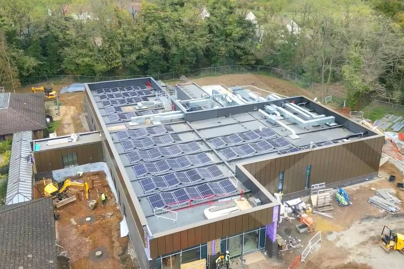 Milford Hospital CDC is nearing completion
