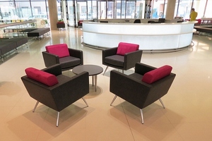 Modern furniture brings a hotel feel to new London cancer centre