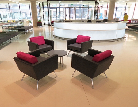 Modern furniture brings a hotel feel to new London cancer centre