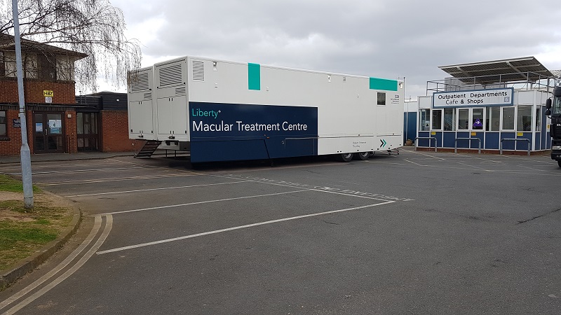 EMS Healthcare says its mobile solutions are in demand for non-coronavirus patients as they can be located away from potentially high-risk areas