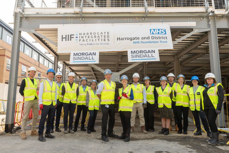 Morgan Sindall marks milestone at £50m Harrogate hospital build