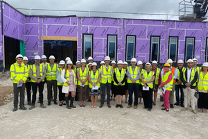 Twin CDC construction team in Lincolnshire reaches half way point on external structures