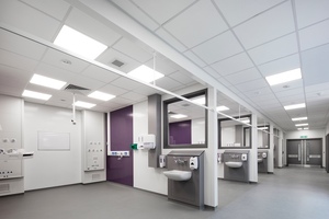 Navigating healthcare zone: Designing with coloured ceiling tiles for patient-centred care