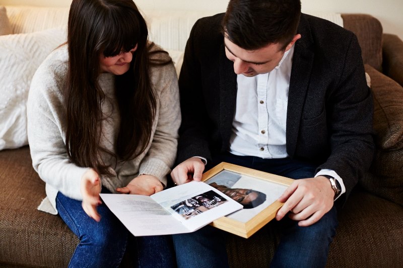 James Farrell and his sister, Katie, lost their father, Peter, less than a month after his diagnosis