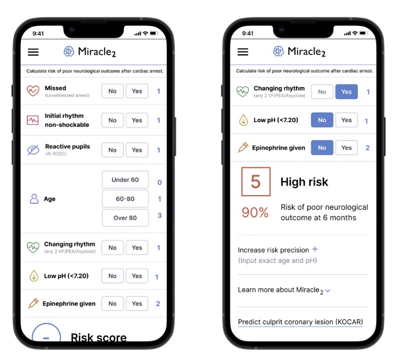 The app is currently in development, but could in the future be used to support clinicians to make more-informed decisions on patient care