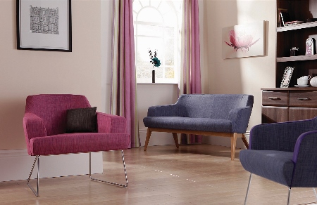 New seating and tables for care homes by Knightsbridge Furniture