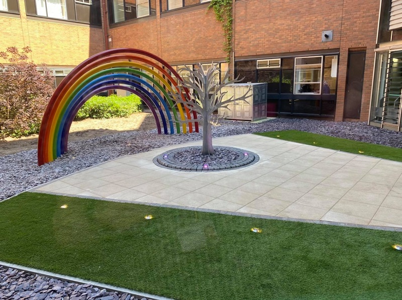 New staff gardens and free media services unveiled at Midlands hospital