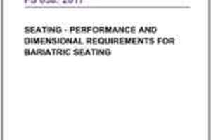 New standard for bariatric seating