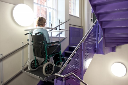 New Stannah slimline Stairiser SR – biggest welcome yet for wheelchair users