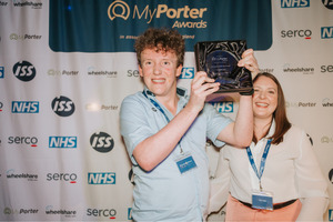 Newcomer to Portering triumphs at National Awards